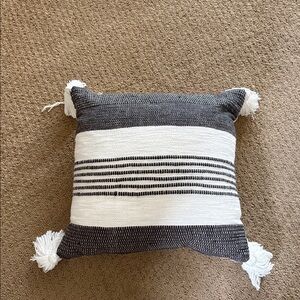 Hearth & Hand Black and White Textured Pillow